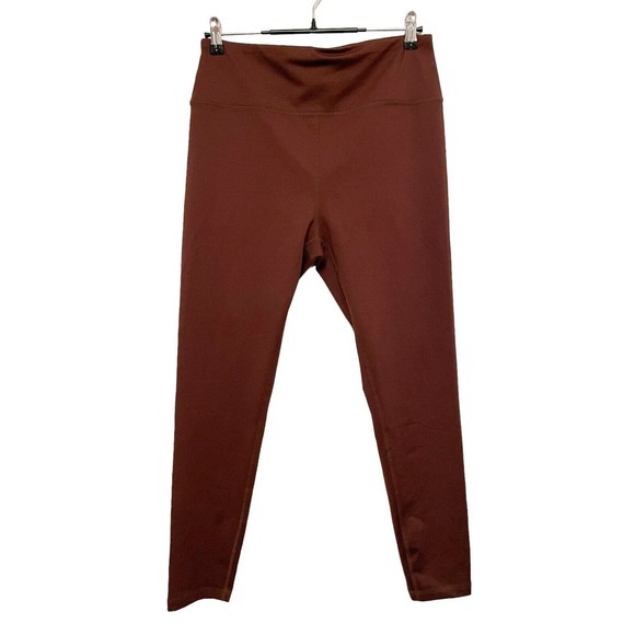 Reformation EcoStretch Leggings Size‎ XL Brown Sienna Full Length High Waisted - Picture 1 of 6